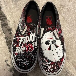 Limited Edition Slip On Jason Voorhees Vans Sneakers
